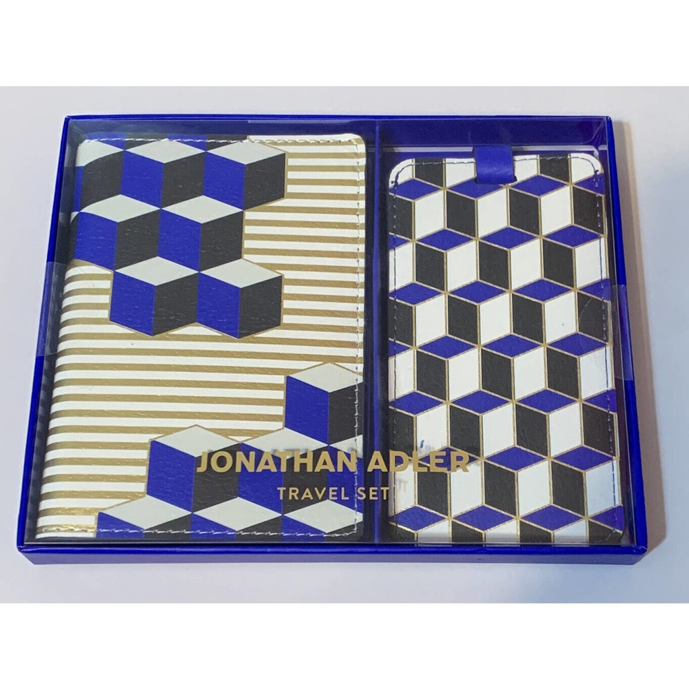 Jonathan Adler Blue Versailles Travel Set by Galison Brand New Sealed Box